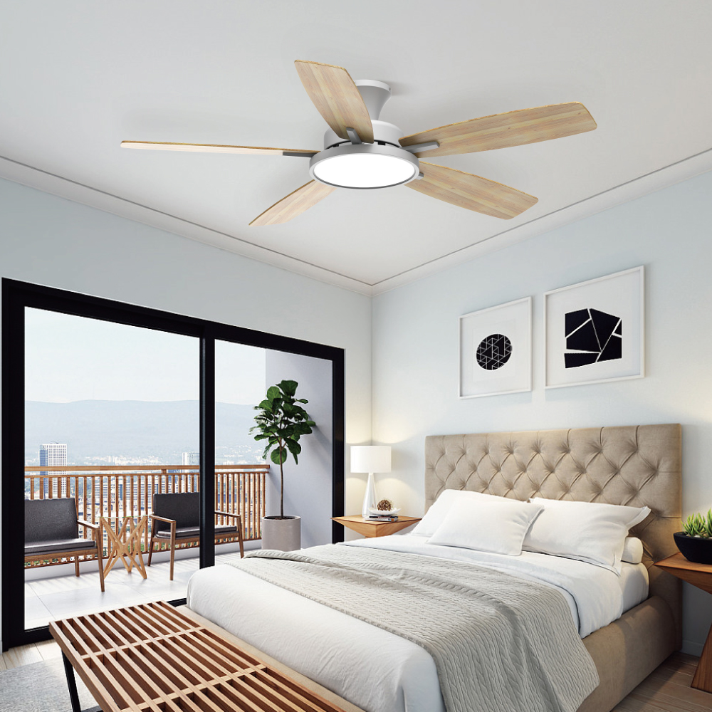 TALOYA 32 Inch Remote Control Ceiling Fan with LED Light